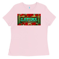 Bubblegum Pink latina license plate Ladies Tee - BundleAndBundleShop