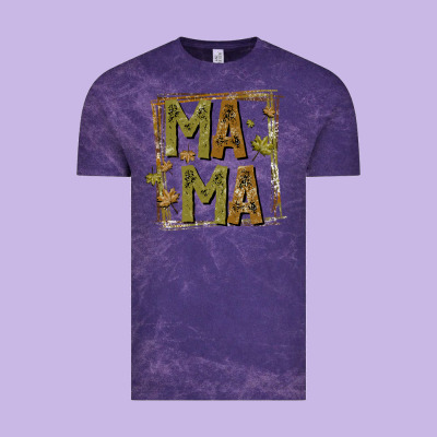 Mama Fall Vintage Tee Designed By Cowhidedigitalart