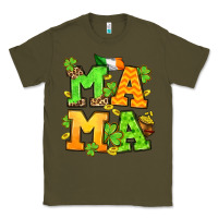 Army Green St. Patrick's Day mama Classic Tee - OliviaCreatesArt