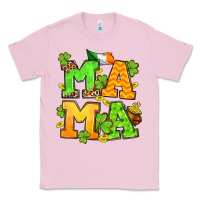 Bubblegum Pink St. Patrick's Day mama Classic Tee - OliviaCreatesArt
