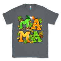 Charcoal Heather St. Patrick's Day mama Classic Tee - OliviaCreatesArt
