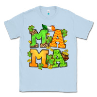 Dusty Blue St. Patrick's Day mama Classic Tee - OliviaCreatesArt