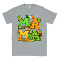 Heather Grey St. Patrick's Day mama Classic Tee - OliviaCreatesArt