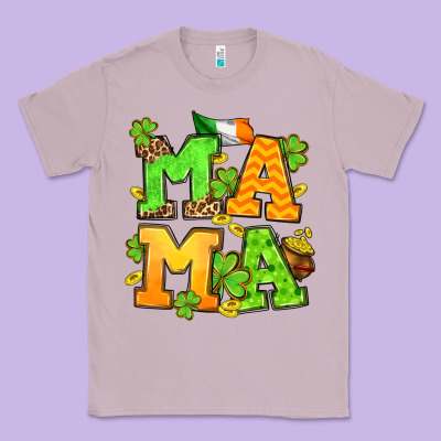 St. Patrick's Day Mama Classic Tee Designed By Oliviacreatesart