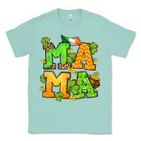 Seafoam St. Patrick's Day mama Classic Tee - OliviaCreatesArt