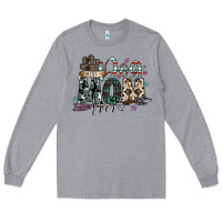 Heather Grey best dog mom ever Long Sleeve Tee - SublimationCraftShop