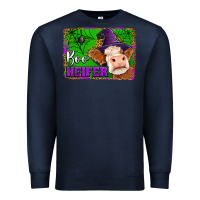 Navy boo heifer Premium Sweatshirt - Jasminsmagicworld