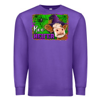 Purple boo heifer Premium Sweatshirt - Jasminsmagicworld