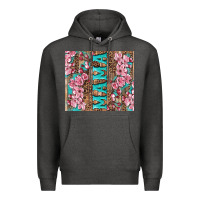 Charcoal Heather cherry blossoms mama tumbler Premium Hoodie - Artiststas