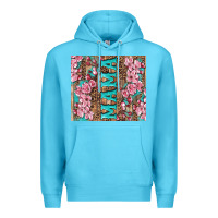 Ocean Blue cherry blossoms mama tumbler Premium Hoodie - Artiststas