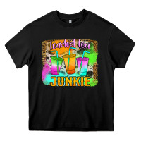 Black Loaded Tea Junkie Heavy Core Tee - Jasminsmagicworld