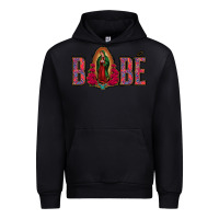 Black Bebe Our Lady Of Guadalupe Urban Hoodie - Jasminsmagicworld