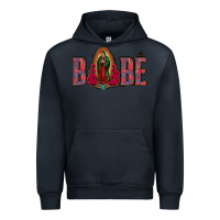 Navy Bebe Our Lady Of Guadalupe Urban Hoodie - Jasminsmagicworld