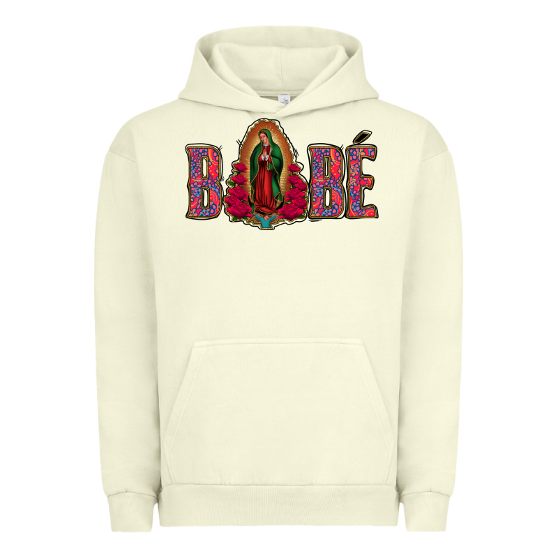 Bebe Our Lady Of Guadalupe Urban Hoodie by Jasminsmagicworld | Teevron