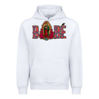 White Bebe Our Lady Of Guadalupe Urban Hoodie - Jasminsmagicworld
