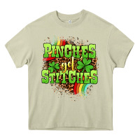 Mossy St. Patrick's Day Pinches get stitches Heavy Core Tee - OliviaCreatesArt