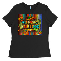 Black hispanic heritage month tumbler Ladies Tee - BundleAndBundleShop