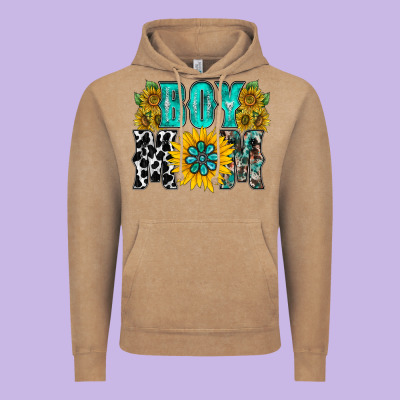Boy Mom Vintage Hoodie Designed By Racoondesign