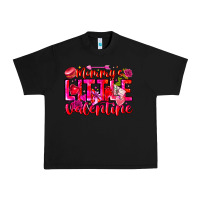 Black Mommy's Little Valentine Urban Heavy Tee - CowhideDigitalArt