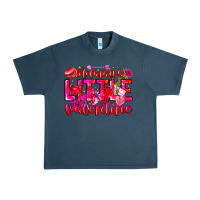 Midnight Navy Mommy's Little Valentine Urban Heavy Tee - CowhideDigitalArt