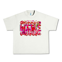 Pistachio Mommy's Little Valentine Urban Heavy Tee - CowhideDigitalArt