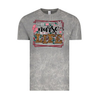 Cloud Rock Nurse life leopard frame Vintage Tee - LillyAllenDesigns