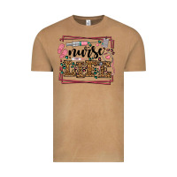 Vintage Camel Nurse life leopard frame Vintage Tee - LillyAllenDesigns