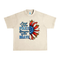Sandshell Patriotic Sunflower Urban Heavy Tee - Jasminsmagicworld