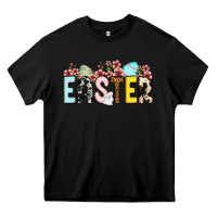 Black Western Easter Heavy Core Tee - OliviaCreatesArt