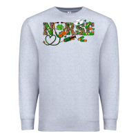 Heather Grey st patrick's day nurse Premium Sweatshirt - RanaPortraitStore