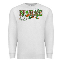 Oatmeal Heather st patrick's day nurse Premium Sweatshirt - RanaPortraitStore
