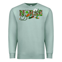Seafoam st patrick's day nurse Premium Sweatshirt - RanaPortraitStore