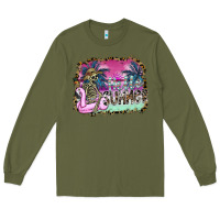 Army Green hello summer Long Sleeve Tee - SublimationCraftShop