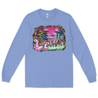 Colony Blue hello summer Long Sleeve Tee - SublimationCraftShop