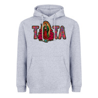 Heather Grey tata lady of guadalupe Heavyweight Hoodie - Jasminsmagicworld