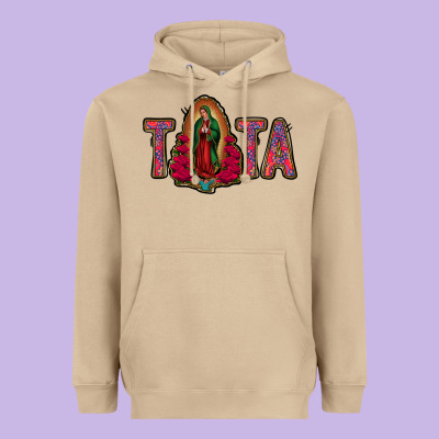 Tata Lady Of Guadalupe Heavyweight Hoodie Designed By Jasminsmagicworld