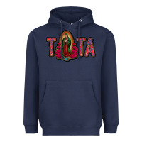 Navy tata lady of guadalupe Heavyweight Hoodie - Jasminsmagicworld