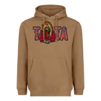 Toasted Coconut tata lady of guadalupe Heavyweight Hoodie - Jasminsmagicworld