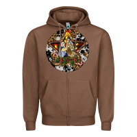Chestnut Oh Holy Night Christmas Zipper Hoodie - RanaPortraitStore