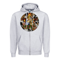 Heather Grey Oh Holy Night Christmas Zipper Hoodie - RanaPortraitStore