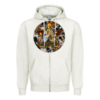 Oatmeal Heather Oh Holy Night Christmas Zipper Hoodie - RanaPortraitStore