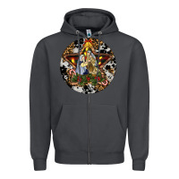 Smoke Oh Holy Night Christmas Zipper Hoodie - RanaPortraitStore