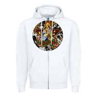 White Oh Holy Night Christmas Zipper Hoodie - RanaPortraitStore