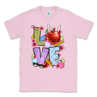Bubblegum Pink Easter love Teacher Classic Tee - OliviaCreatesArt