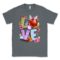 Charcoal Heather Easter love Teacher Classic Tee - OliviaCreatesArt