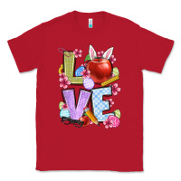 Red Easter love Teacher Classic Tee - OliviaCreatesArt