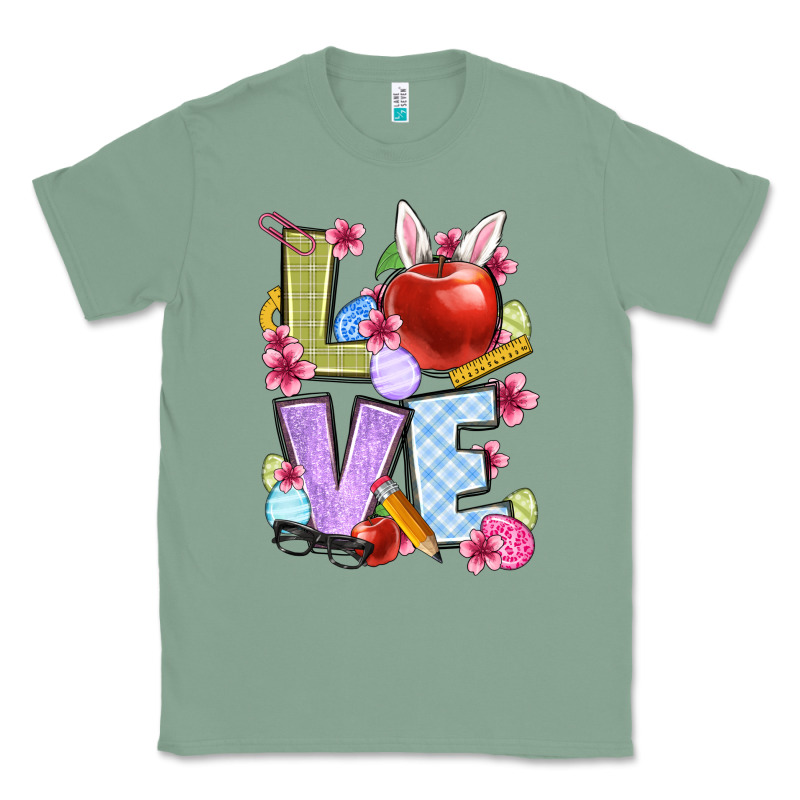 Easter Love Teacher Classic Tee by OliviaCreatesArt | Teevron