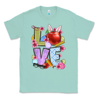 Seafoam Easter love Teacher Classic Tee - OliviaCreatesArt
