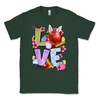 Sports Green Easter love Teacher Classic Tee - OliviaCreatesArt