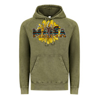 Vintage Olive girls mama sunflower Vintage Hoodie - RacoonDesign